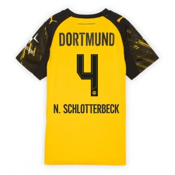 Borussia Dortmund Nico Schlotterbeck #4 Tricou Fotbal Replică 2025-26 Femei Acasa